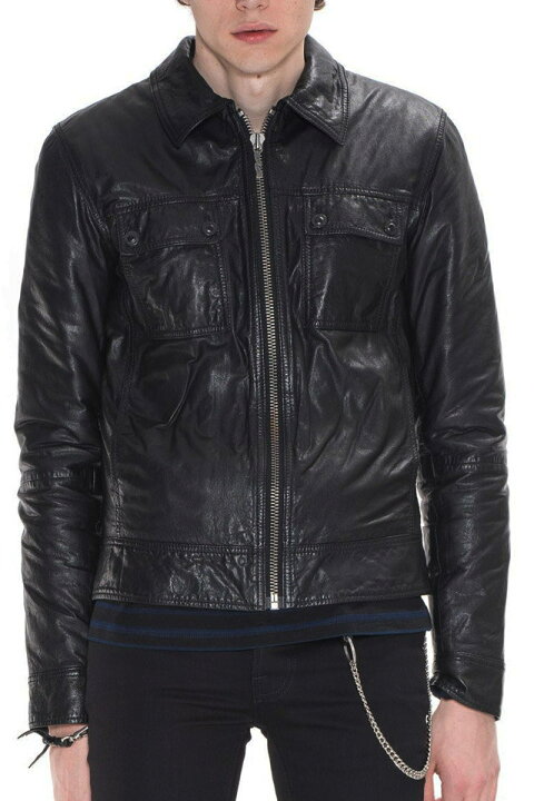 楽天市場】Nudie Jeans co/ヌーディージーンズ“HEATH” LEATHER JACKET 