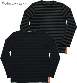 Nudie Jeans co/ヌーディージーンズ ORVAR BLOCK STRIPE長袖ボーダーTシャツ/ボーダーカットソー