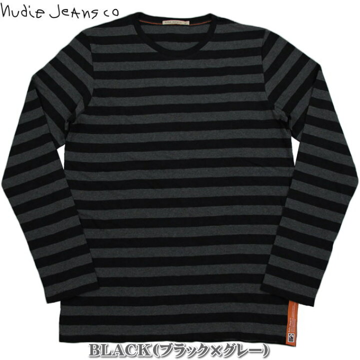 楽天市場】Nudie Jeans co/ヌーディージーンズ ORVAR BLOCK STRIPE長袖 