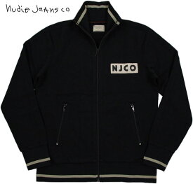 Nudie Jeans co/ヌーディージーンズ“BORIS” NJCO TRACK SUIT トラックジャケット/ジャージ/トラジャケ BLACK(ブラック)