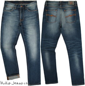 Nudie Jeans co/ヌーディージーンズ LEAN DEAN/リーンディーン SLOW WORN(スロウウォーン) comfort stretch denimストレッチ・スキニーデニムパンツ