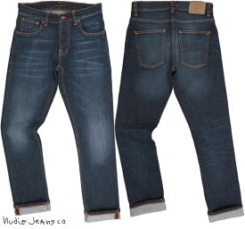 Nudie Jeans co/ヌーディージーンズ GRIM TIM(グリムティム)straight slim fit with normal rise VENTURA BLUE(ベンチュラブルー)