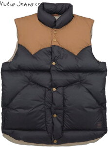 Nudie Jeans/�k�[�f�B�[�W�[���Y KIRK PUFFER VEST ���T�C�N�� �_�E���x�X�g NAVY(�l�C�r�[)