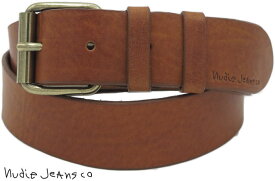 Nudie Jeans/ヌーディージーンズ PEDERSSON LEATHER BELT レザーベルト TOFFEE BROWN(ブラウン)