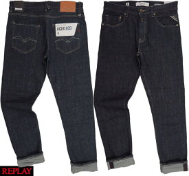 REPLAY/リプレイ M1021Q AGED ECO 0 YEAR SLIM FIT MICKYMスリムフィット・ストレッチデニム/ジーンズ“ミッキム”12oz DEEP BLUE POWER STRETCH DENIM DARK BLUE(リンスウォッシュ)