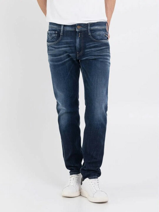 楽天市場】REPLAY/リプレイM914Q AGED ECO 1 YEAR SLIM FIT ANBASS 