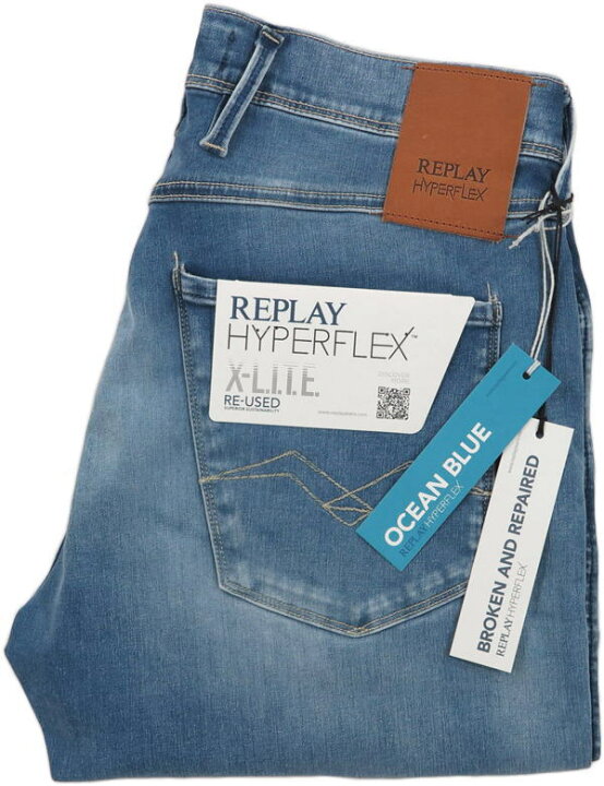 楽天市場】REPLAY/リプレイ MA934 SLIM FIT ANBASS JEANS SLIM FIT 