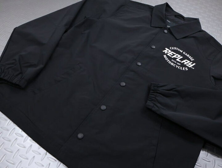 楽天市場】REPLAY/リプレイ M8431 MICRO-POLY OXFORD SHIRT JACKET 