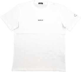 REPLAY/リプレイ M6795 JERSEY T-SHIRT WITH PRINT 半袖プリントTシャツ/カットソー WHITE(ホワイト)