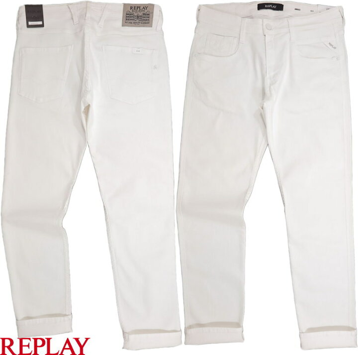 楽天市場】REPLAY/リプレイ M914Y SLIM FIT ANBASS JEANSスリム 