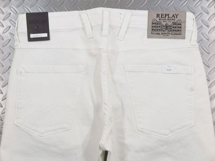楽天市場】REPLAY/リプレイ M914Y SLIM FIT ANBASS JEANSスリム 