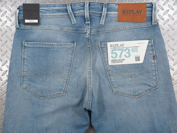 楽天市場】REPLAY/リプレイ M914Y SLIM FIT ANBASS JEANSスリム 
