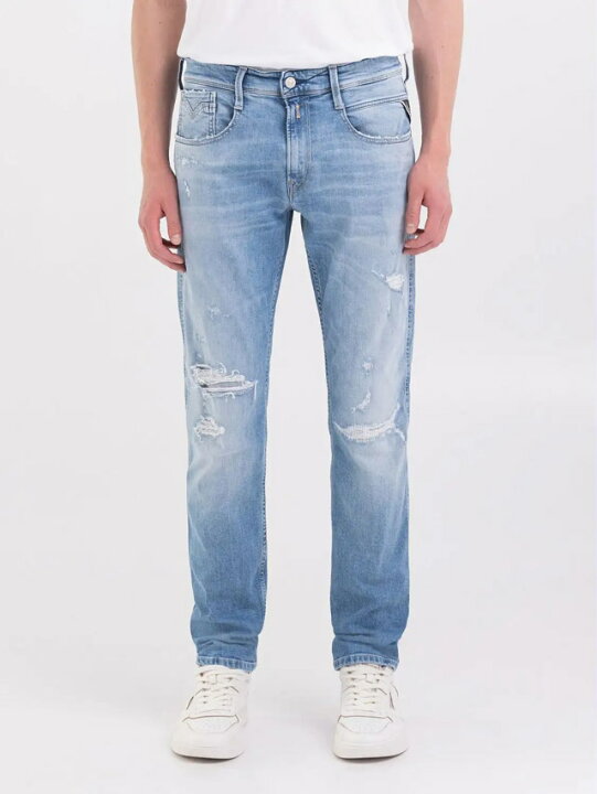 楽天市場】REPLAY/リプレイ M914Y SLIM FIT ANBASS JEANSスリム 