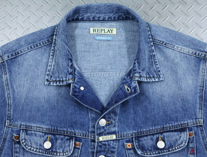 楽天市場】REPLAY/リプレイ 9ZERO1 MID DENIM JACKET デニムジャケット 