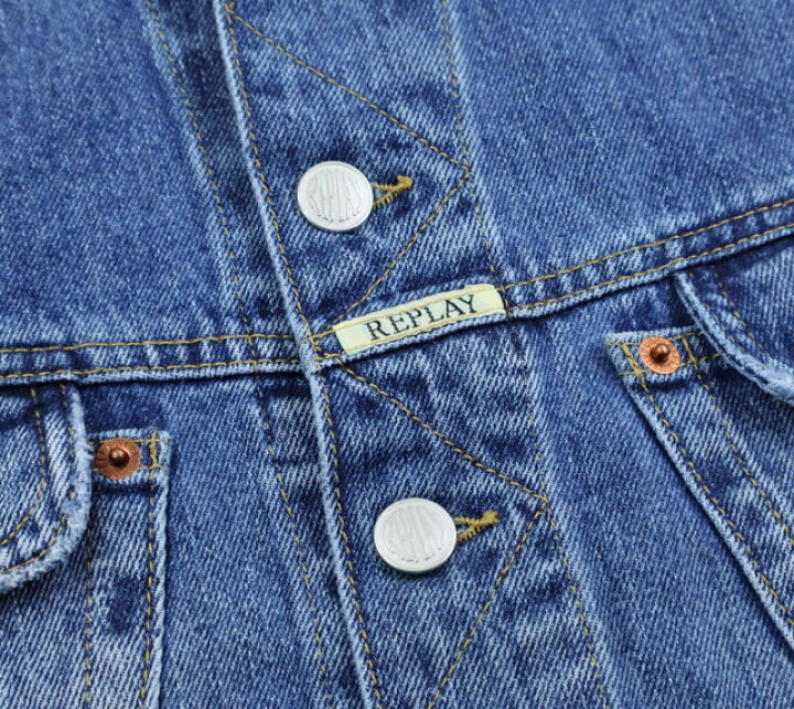 楽天市場】REPLAY/リプレイ 9ZERO1 MID DENIM JACKET デニムジャケット 