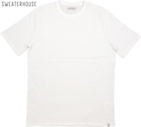 SWEATERHOUSE/セーターハウス 1TS1701 RECYCLED COTTON S/S CUTSEW リサイクルコットン、カットソー/Tシャツ WHITE(ホワイト)