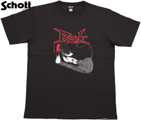 Schott/ショット #3113096 DISNEY Tee HARD ROCK ディズニーTシャツ ハードロック BLACK(ブラック)