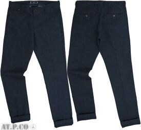 AT.P.CO/アティピコ A211DAN78 STRETCH TROUSERSストレッチ トラウザー/ストレッチ チノパン NAVY(ネイビー)