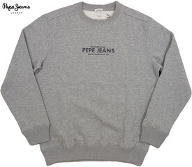 Pepe Jeans/ペペジーンズ PM581847 HORACE PORTOBELLO ROAD' SWEATSHIRT スウェットシャツ/プリントトレーナー GREY MARL(ヘザーグレー)