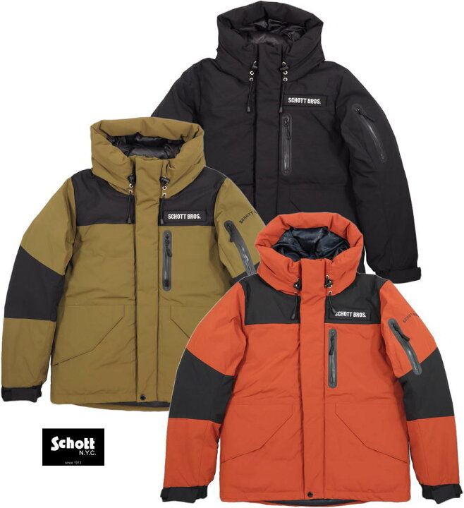楽天市場】Schott/ショット#3102063 2TONE DOWN PARKA ツートーン 