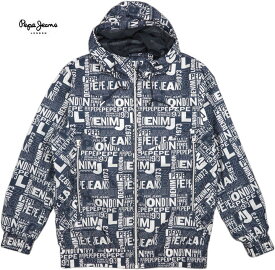 Pepe Jeans/ペペジーンズ TONY PRINTED WINDJACKET ナイロンウィンドブレーカー MULTI (ネイビーブルー)