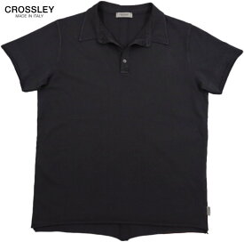 CROSSLEY/クロスリー ASOLC S/S POLO SHIRT 半袖ポロシャツ/ポロカットソー 900C) CARBON BLACK(カーボンブラック)