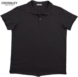 CROSSLEY/クロスリー ASOLC S/S POLO SHIRT 半袖ポロシャツ/ポロカットソー 900) IVORY BLACK(アイボリーブラック)