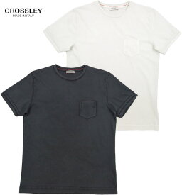 CROSSLEY/クロスリー BUKERTC S/S CREW-NECK TEEポケット付き、クルーネックTシャツ/半袖カットソー
