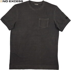 NO EXCESS/ノーエクセス Lot No. 19340203SN T-Shirt Crewneck Garment Dyed Special Wash 後染め、ガーメントダイ 半袖Tシャツ/カットソー BLACK(ブラック)