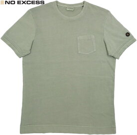 NO EXCESS/ノーエクセス Lot No. 19340203SN T-Shirt Crewneck Garment Dyed Special Wash 後染め、ガーメントダイ 半袖Tシャツ/カットソー SMOKE GREEN(スモークグリーン)