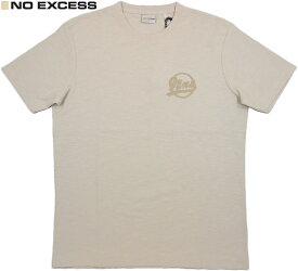 NO EXCESS/ノーエクセス Lot No. 19350224 T-Shirt Crewneck 刺繍ロゴ入り、半袖Tシャツ/カットソー KIT(ベージュ)