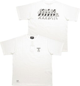 Schott/ショット S/S T-SHIRT “GIRLS WITH BULLDOG” バックプリントTシャツ/プリントTEE WHITE(ホワイト)