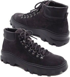 BOEMOS/ボエモス 40361-124 HASH ヌバック ワークブーツ SMOKY(スモーキー)