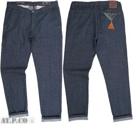 AT.P.CO/アティピコ A241SASA45 STRETCH DENIM CHINO TROUSERSストレッチ デニムトラウザー/ストレッチ デニムチノパン
