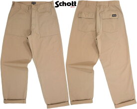 Schott/ショット #7823910004 CLASSIC BAKER PANTS クラッシクベイカ－パンツ/ワークパンツ KHAKI(カーキ)