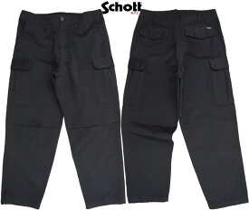 Schott/ショット #7823910005 CLASSIC CARGO PANTS クラッシクカーゴパンツ/ワークパンツ BLACK(ブラック)
