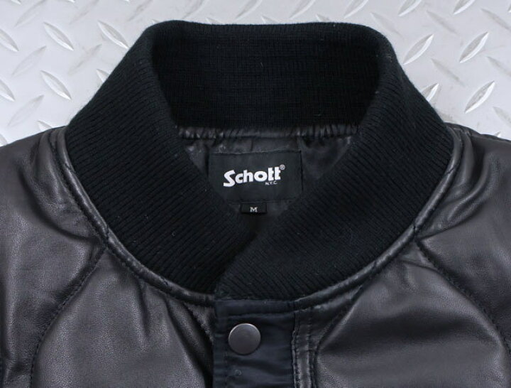 楽天市場】Schott/ショット QUILTED LINNER SHORT LEATHER シープ 
