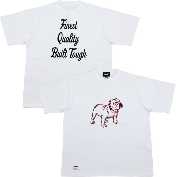 楽天市場】Schott/ショット PIGMENT T-SHIRT FLOCKY BULLDOG 