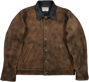 Schott/Vbg NEWBIE SUEDE LEATHER JACKET XEF[hU[WPbg/C_[XWPbg BROWN(uE)