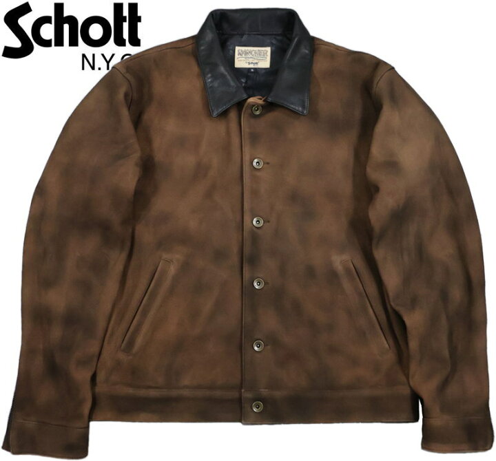 楽天市場】Schott/ショット NEWBIE SUEDE LEATHER JACKET スウェード 