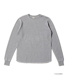 BUZZ RICKSON'S/バズリクソンズ L/S THERMAL T-SHIRT 長袖無地サーマルTシャツ/ワッフルカットソー 113) H.GRAY(ヘザーグレー)/Lot No.BR63755