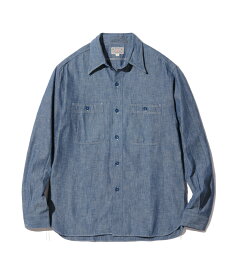 BUZZ RICKSON'S/バズリクソンズ BLUE CHAMBRAY WORK SHIRT ブルーシャンブレー ワークシャツ/長袖シャンブレーシャツ BLUE(ブルー)/Lot No. BR25995