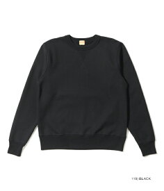 Whitesville/ホワイツビル HEAVY SWEAT SHIRT 無地スウェットシャツ/クルーネックトレーナー/ヘビーウェイトスウェットシャツ 119) BLACK(ブラック)/Lot No. WV67728