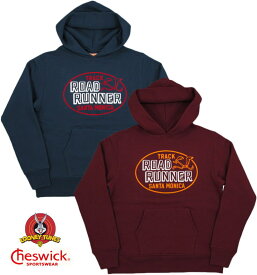 CHESWICK/チェスウィックROAD RUNNER HOODED PARKA“SANTA MONICA TRACK” ロードランナーフロッキープリントパーカ/スウェットパーカLot;CH67803