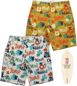 SUN SURF/サンサーフ“PINEAPPLE HEAVEN”by Masked Marvel COTTON SEERSUCKER SHORTSパイナップルヘブン・コットンサッカー生地ショーツ/ショートパンツ SS51657