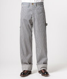 SUGAR CANE/シュガーケーン 11oz. HICKORY STRIPE WORK PANTS11オンス、ヒッコリーストライプ ワークパンツ/ペインターパンツ 421 A.NAVY(ネイビー)/Lot No. SC41823