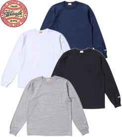 Whitesville/ホワイツビル LONG SLEEVE POCKET T-SHIRT 長袖ポケット付きTシャツ/ポケット付きカットソーLot No. WV68849