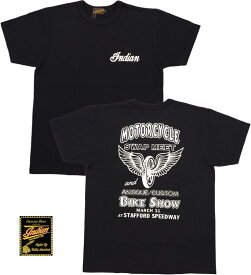 INDIAN MOTORCYCLE/インディアンモーターサイクル S/S T-SHIRT“BIKE SHOW” 半袖バックプリントTシャツ/カットソー BLACK(ブラック)/IM78740