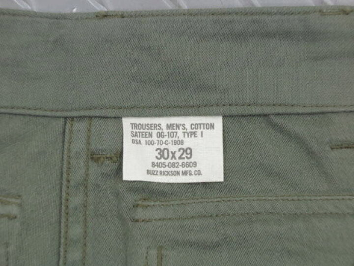 楽天市場】BUZZ RICKSON'S/バズリクソンズ TROUSERS, MEN'S, COTTON SATEEN OG-107, TYPE 1 OG-107コットン・サテン パンツ/US ARMY ベイカーパンツ OLIVE(オリーブ)/Lot;BR41983 : ストリートファッションMIYOSHIYA 楽天市場】BUZZ RICKSON'S/バズリクソンズ TROUSERS, MEN'S, COTTON SATEEN OG-107, TYPE 1 OG-107コットン・サテン パンツ/US ARMY ベイカーパンツ OLIVE(オリーブ)/Lot;BR41983 : ストリートファッションMIYOSHIYA