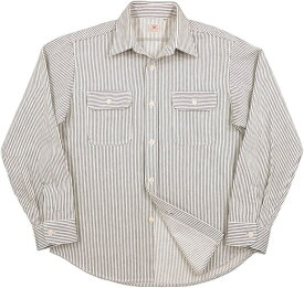 SUGAR CANE/シュガーケーン HICKORY STRIPE WORK SHIRT ヒッコリーストライプ ワークシャツ OFF WHITE(オフホワイト)/Lot No. SC27853
